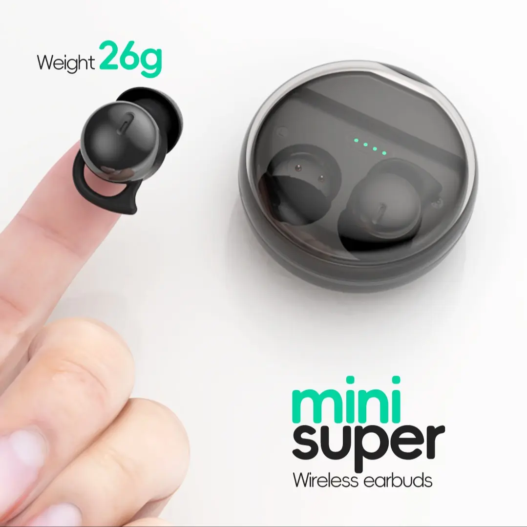 Invisible Earbuds for Side Sleepers, Comfortable Noise-Canceling Bluetooth-compatible 5.3 Wireless In-Ear Headphones, True Wireless Earbuds, Wireless Music Earphones, Audio Wireless Earbuds