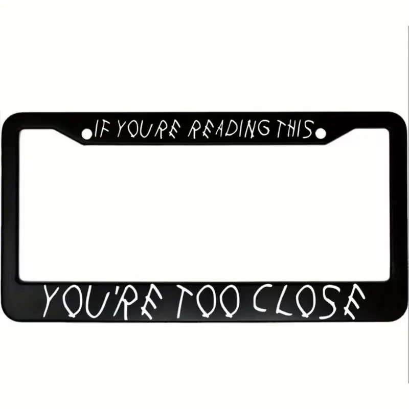 If you are reading this article, then you are already too late: Aluminum Car License Plate Holder