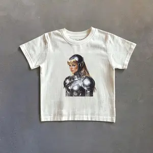 Retro Dark Fantasy Baby Tee, Vintage Dark Academia Knight Tshirt, 2000s Retro Artful Y2k Graphic Tee, Retro Gothic Shirt Graphic Tee, Nostalgia