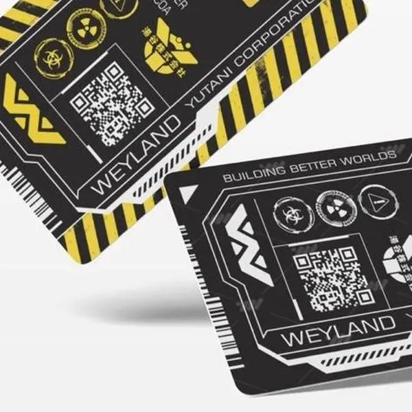 Weyland- YThemed Stickers. The Ultimate Rectangle Sticker for Anywhere & Anything | Waterproof Vinyl | Clean Minimal Tech Aesthetic | Perfect for Laptops, Phones & Everyday Use