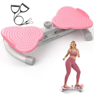 FEIERDUN Waist Twister Machine – Silent & Non-Slip Ab Board for Core Strength & Tighten Waist – Home Gym Aerobic Exercise Equipment for Women, Supports 330 lbs