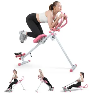 Multi-Functional Rowing Machine, Home Gym Rowing Machines, Folding AB Workout Machine, Abdominal Rowing Fitness Equipment for Home Use, Max 120kg