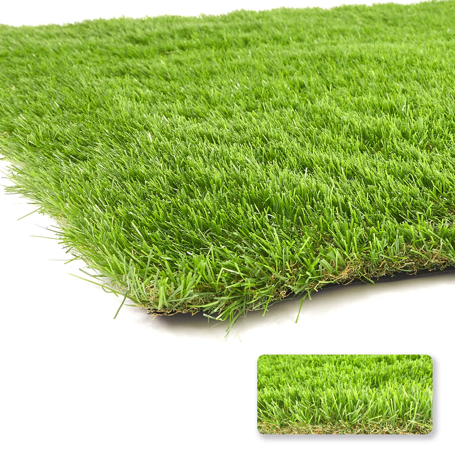 35mm Artificial Grass Turf, Realistic Fake Grass with UV Protection for Outdoor Indoor, Pet Friendly Pee Proof, Easy Install No Tools