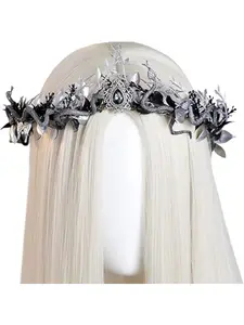 Black Greek Medusa Goddess Crown - Goddess Snake Headpiece Medusa Queen Costume Ladies Renaissance Era Role-Playing Fairy