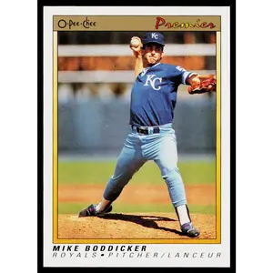 Mike Boddicker 1991 O-Pee-Chee Premier #10 Kansas City Royals
