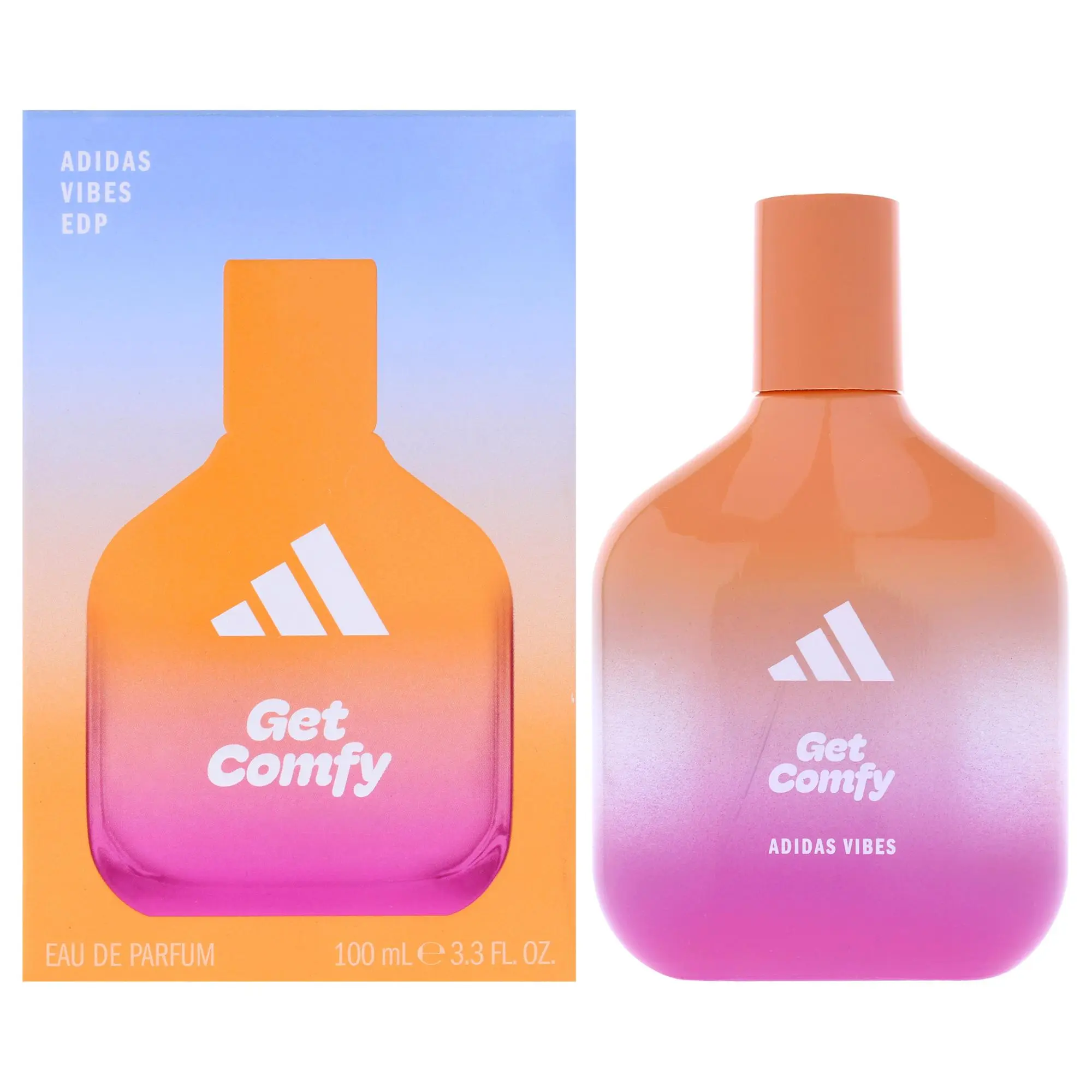 Adidas Vibes Unisex Eau de Parfum Spray, 3.3 fl oz, Single Bottle
