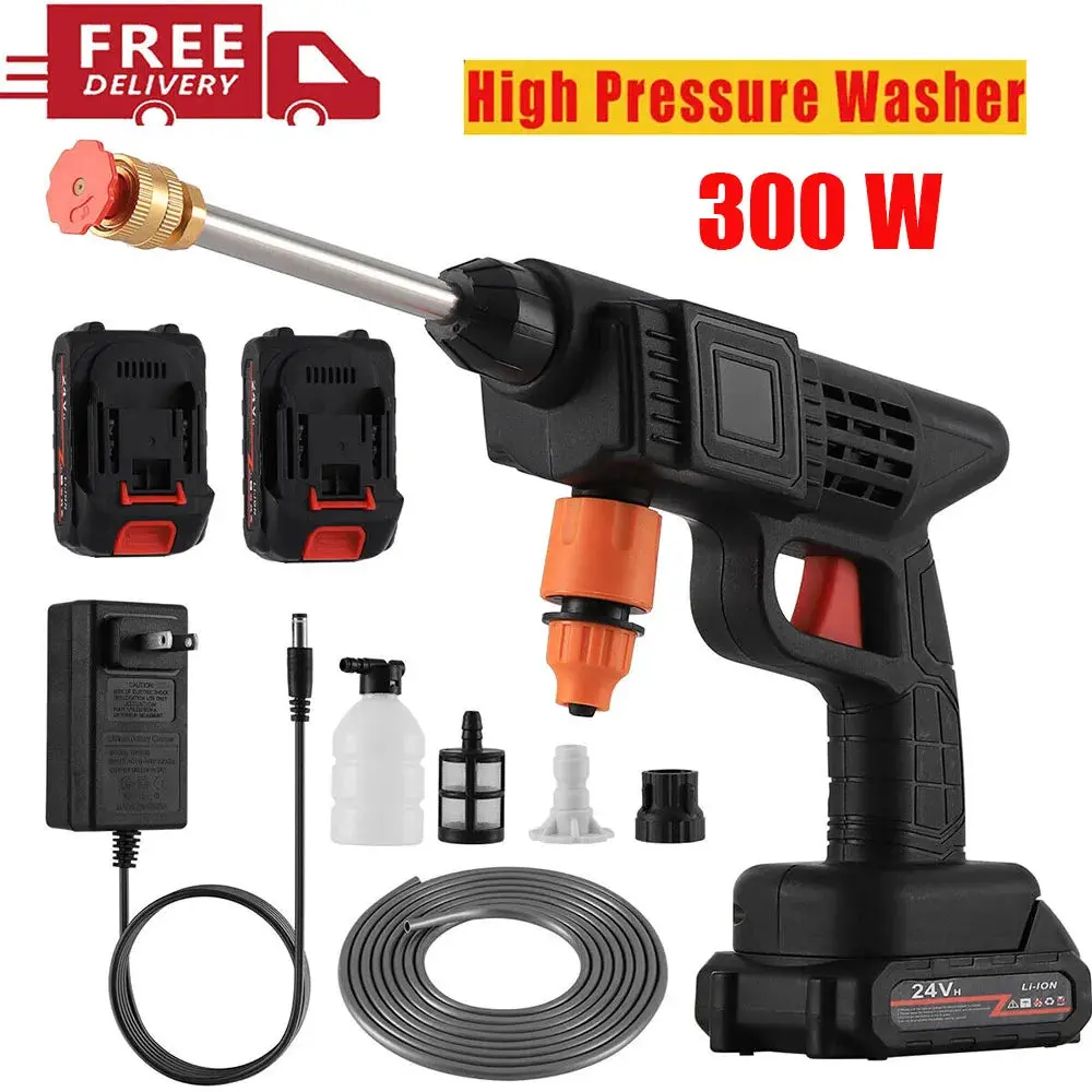 PowerJet Cordless Car Washer, Automotive Car Washing & Maintenance Water Gun