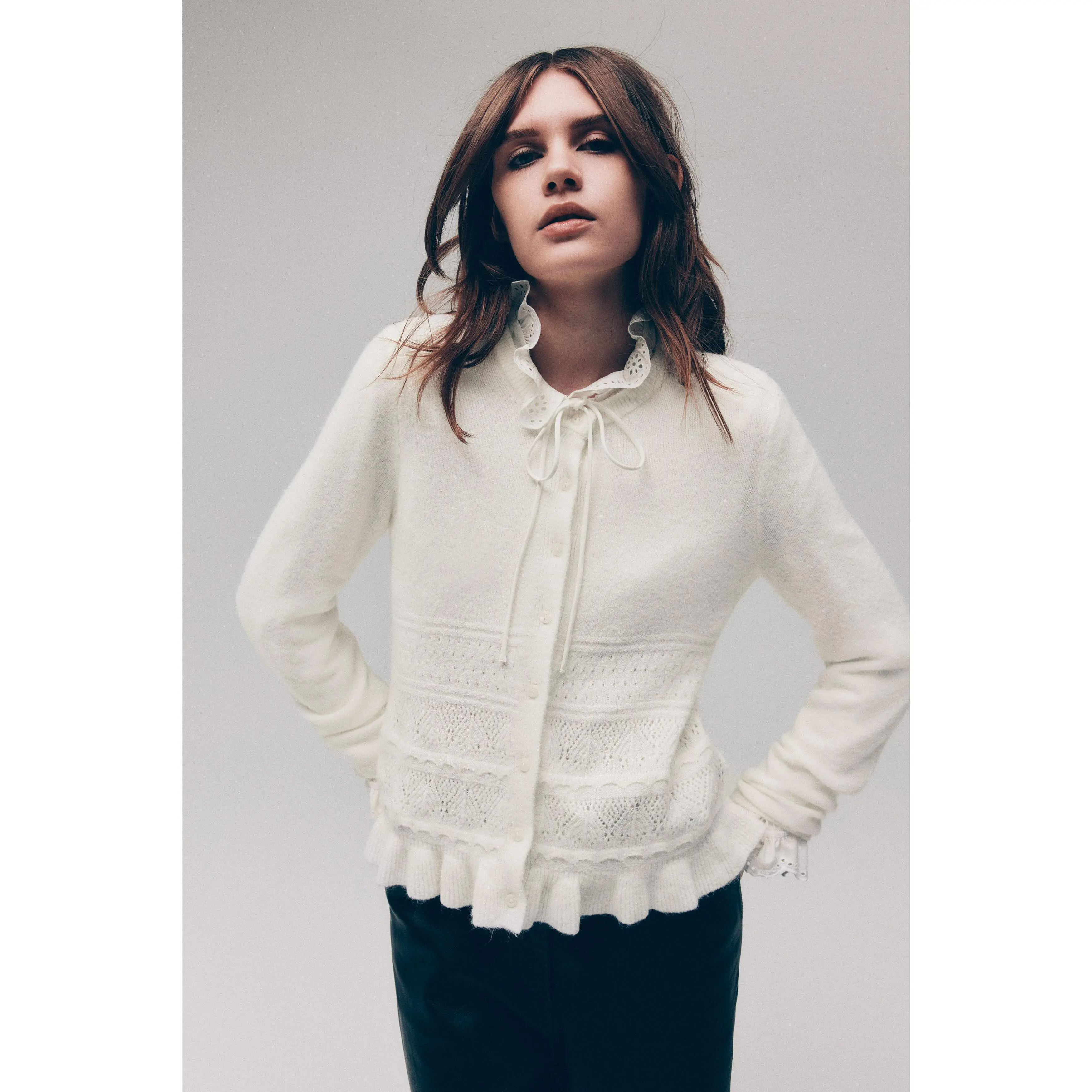 H&M Pointelle-knit cardigan