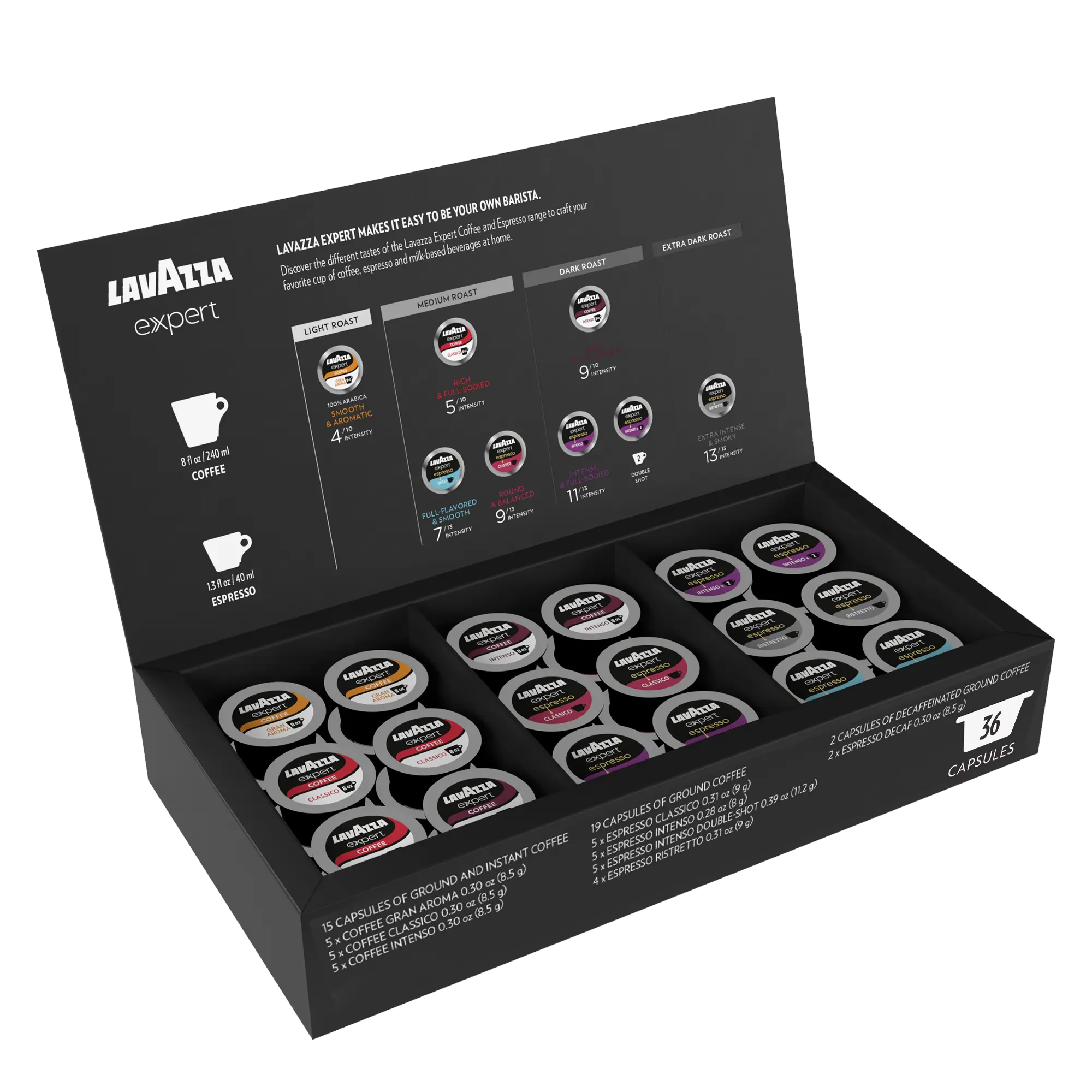 Lavazza Expert Variety Pack (Pack of 36)