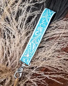 Myra Bag - Tampico Trails Key Fob in Turquoise