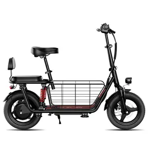 Windhorse C3 Electric Scooter 500W Motor 30-Mile Range 14-inch Tyre 20MPH Speed 48V Battery Child Seat Included 150kg Load Capacity