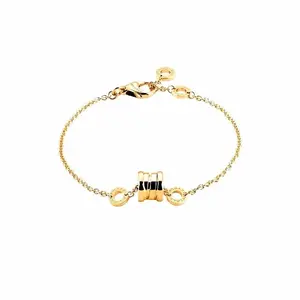 Pre-owned Bvlgari, B.zero1 soft bracelet in 18kt yellow or rose gold