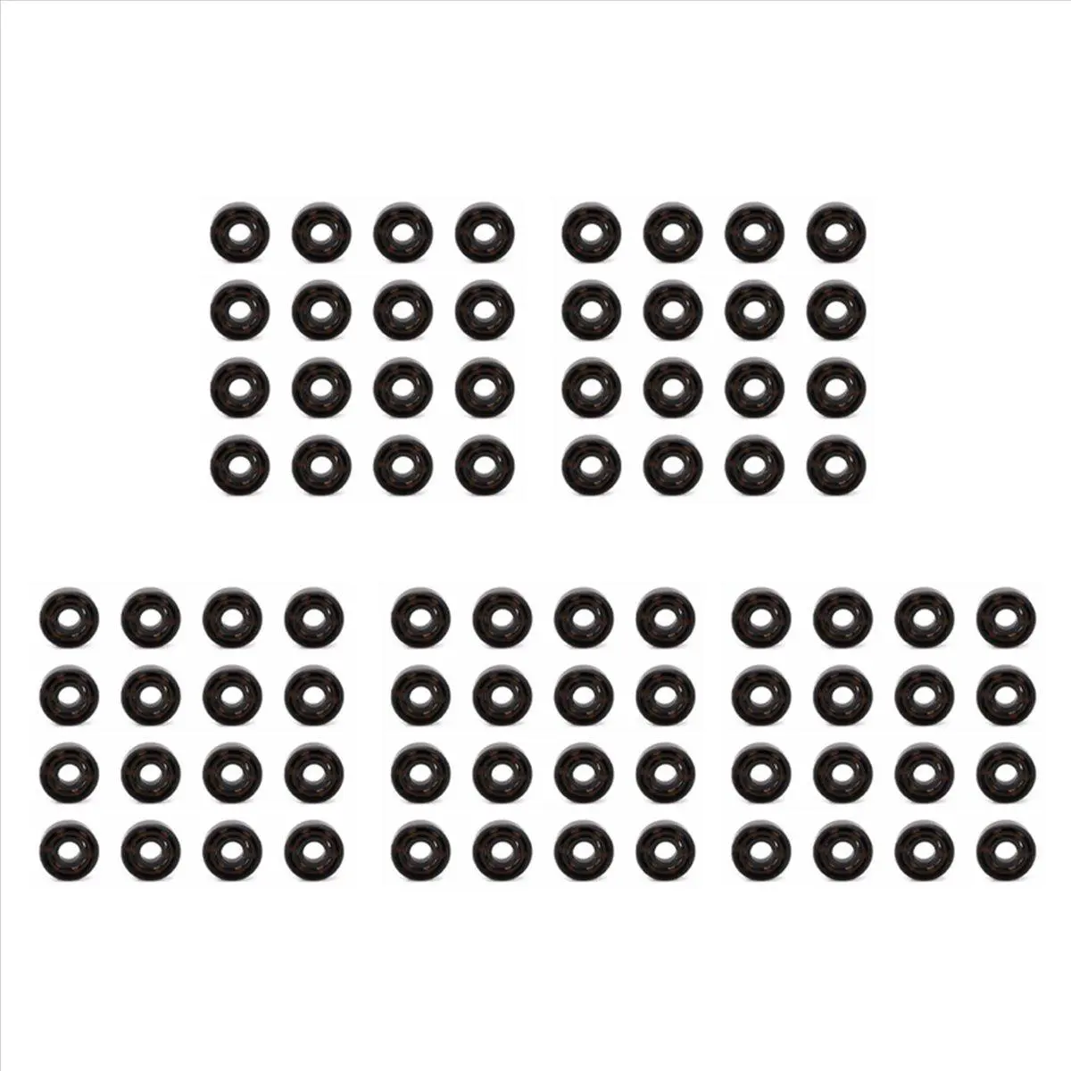 80Pcs Ceramic 608 Bearings 8X22X7mm ABEC-11 Hybrid 6 White ZrO2 Balls Skateboard Bearing Skating Inline Roller