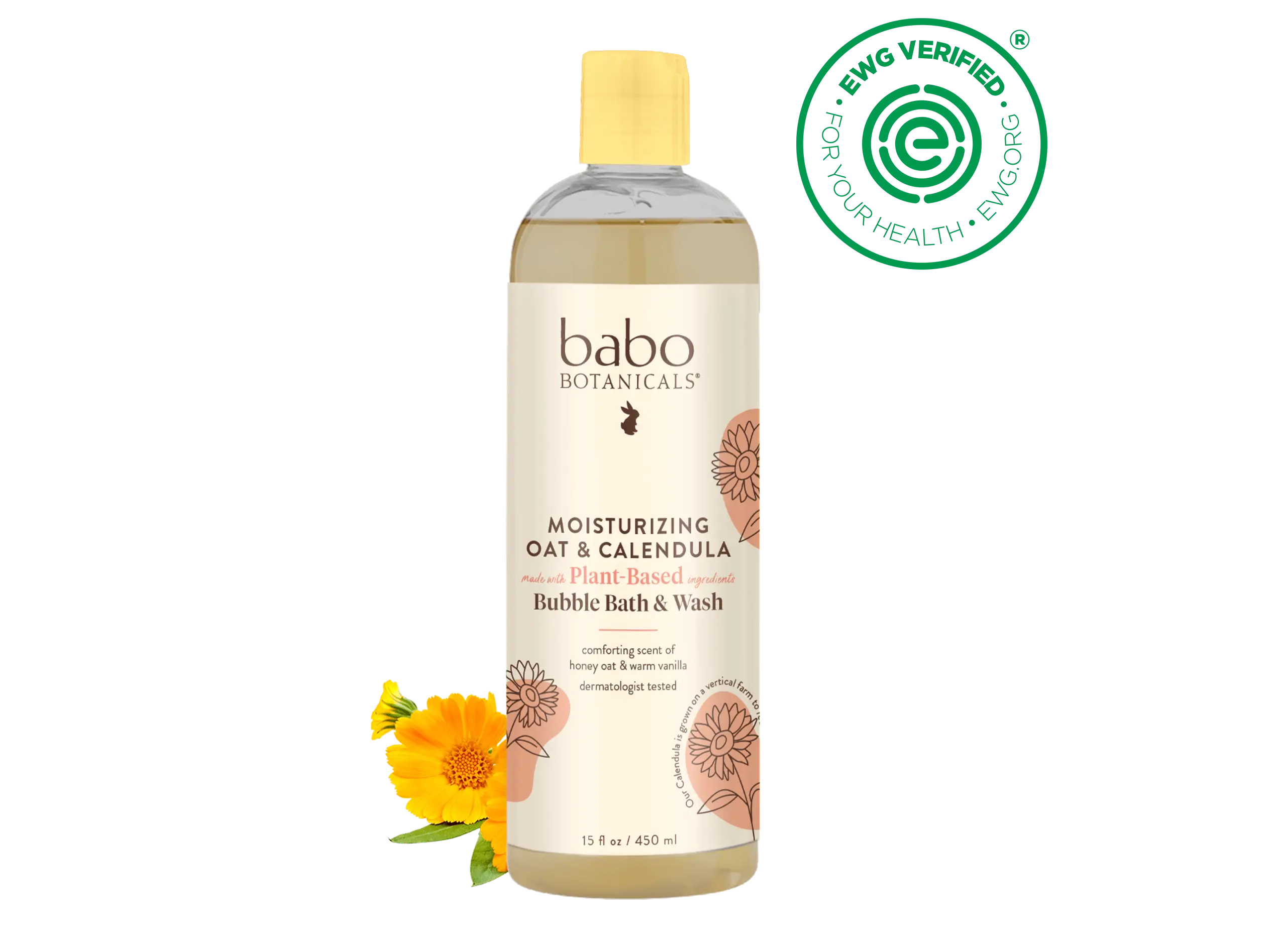 Moisturizing Oat & Calendula Bubble Bath & Wash Duo