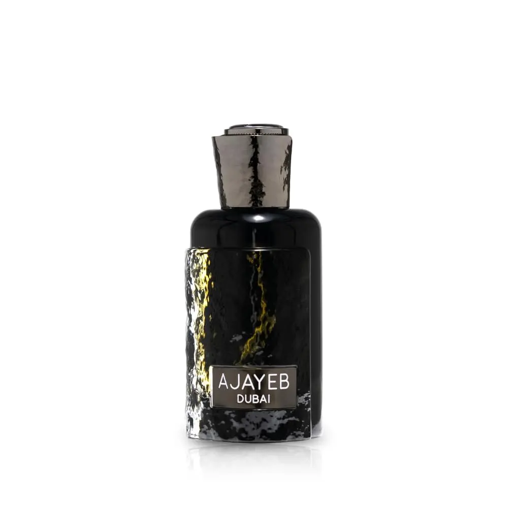 Ajayeb Dubai Arabic Perfume for Adults - 3.4oz Men's Eau de Parfum Spray, Bold Arabian Aromas, Exotic Blend with Pineapple, Coffee and Vanilla, Butterscotch Notes, Edp