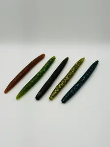 Fatty Senko Rubber Worms Custom Made Fishing Bait Mimicking Real Worms for Optimal Results Natural Look Enhance Your Angling Experience