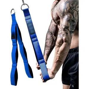 ANUEKLEAR Tricep Rope  Attachent Handles, Greater Range of otion, Tricep Pull Down Rope for Push Downs, Crunches, Facepulls for Professional Gy