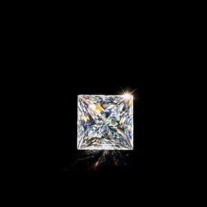 Limited-Time Flash Sale | 2-Carat, D Color, VVS Clarity, Certified Princess-Cut Loose Moissanite