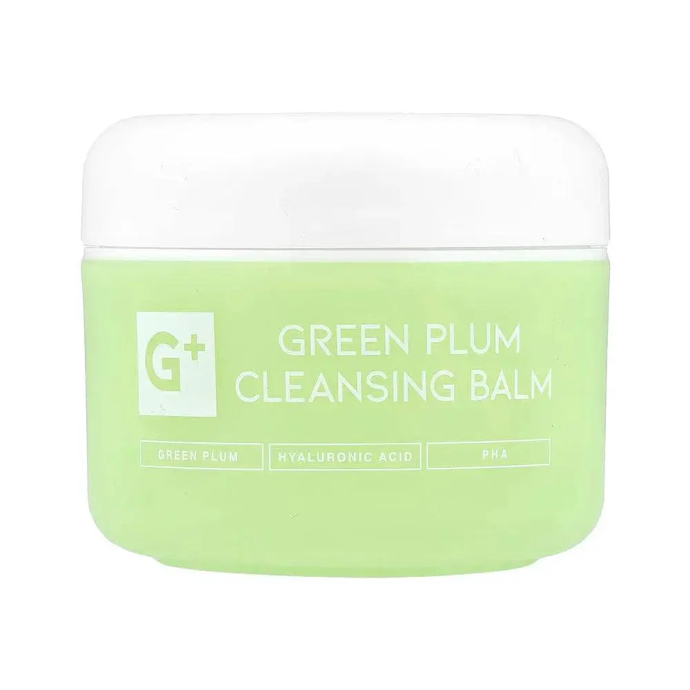 #OOTD Green Plum Cleansing Balm 100ml, Korean Makeup Remover Balm with PHA + Hyaluronic Acid for Sunscreen, Sebum & Double Cleansing