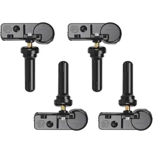 TPMS Sensor,GM 315Mhz Tire Pressure Monitoring Sensor Compatible for Chevy Silverado GMC Cadillac Buick Pontiac Saturn Hummber Saab Replace # 13598771 13598772 13586335 13581558 4 Pack