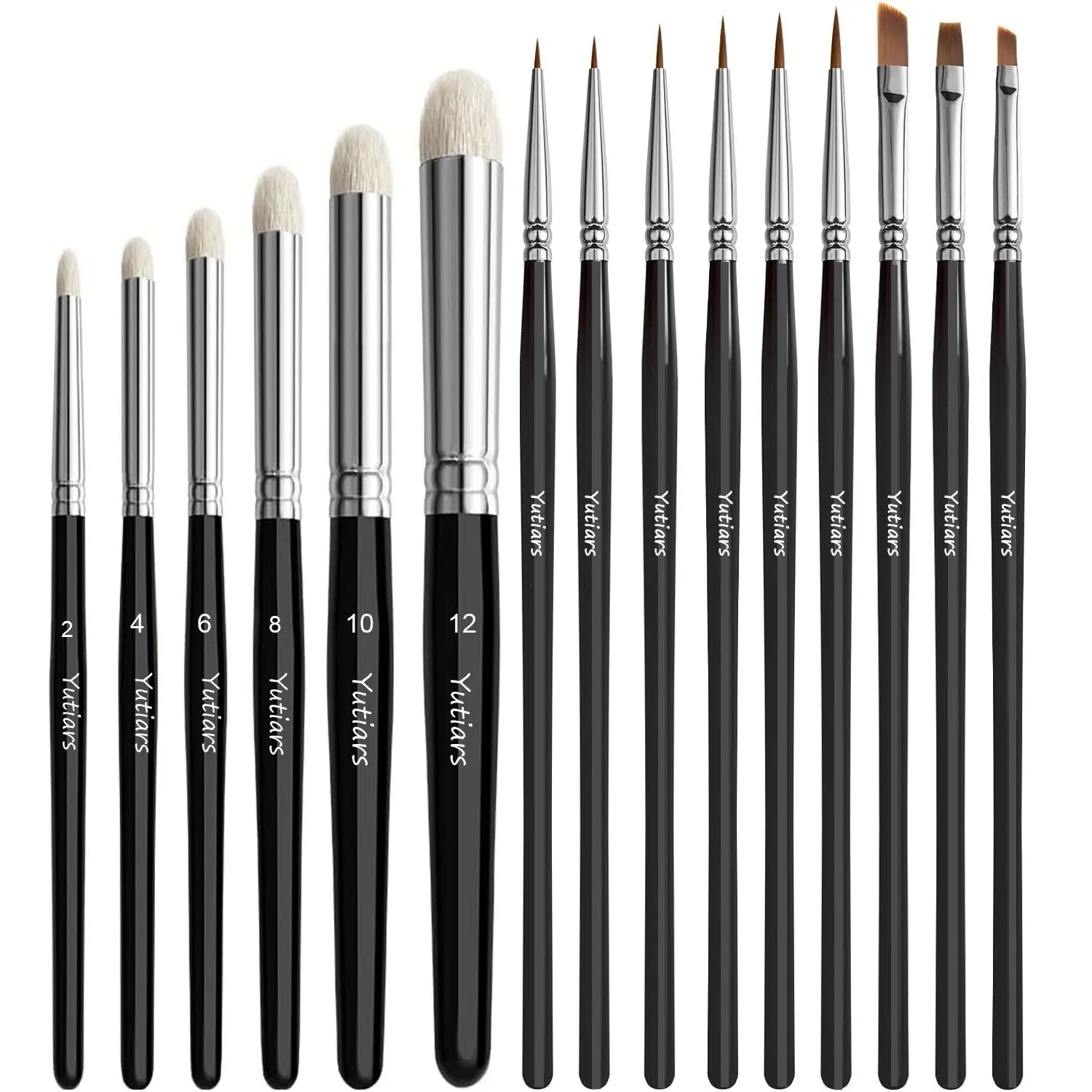 Professional Miniature Paint Brush Set for Warhammer 40k, Dungeons & Dragons, Citadel & Scale Models, Ideal for Enamel & Fantasy Figurines