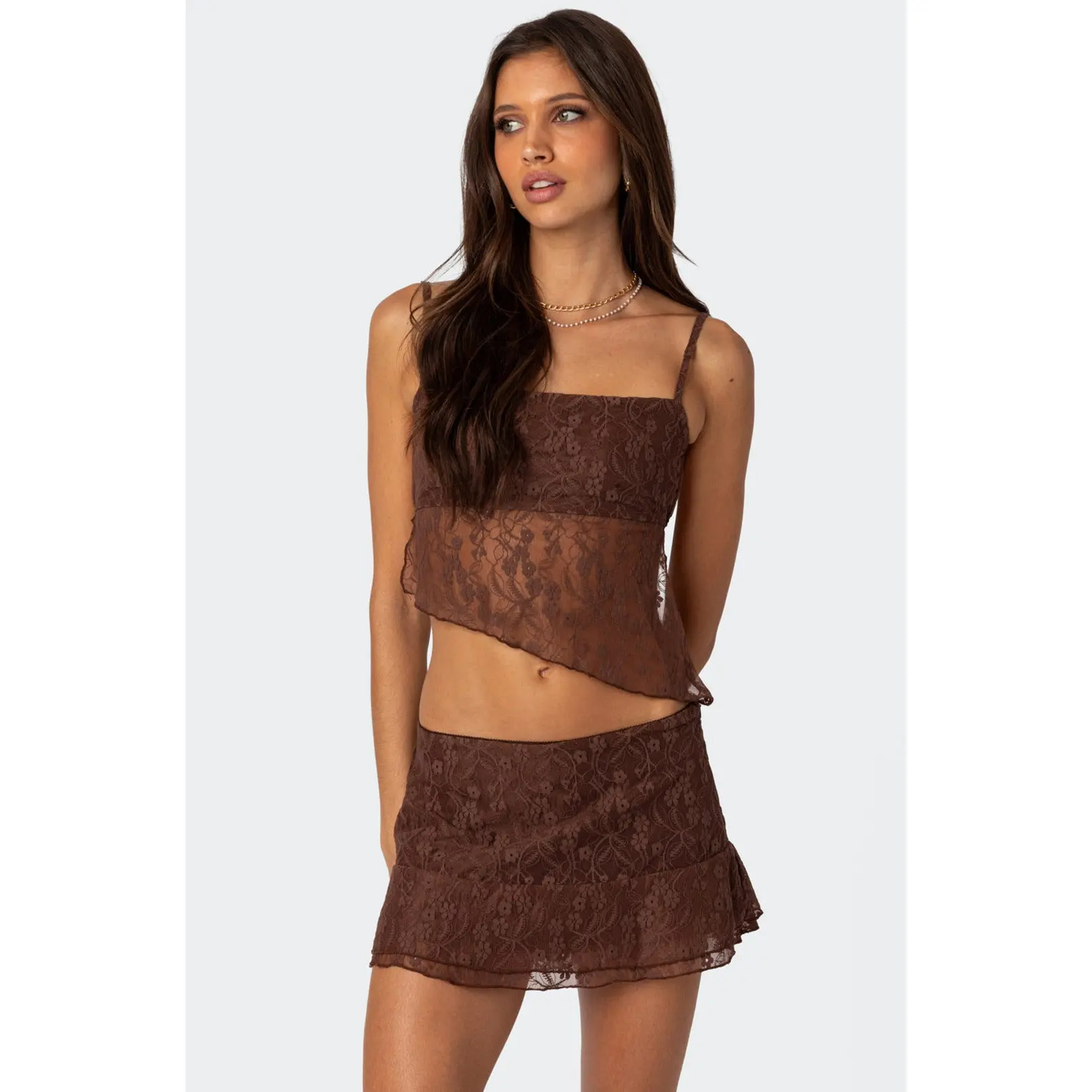 Lyra Open Back Lace Tank Top