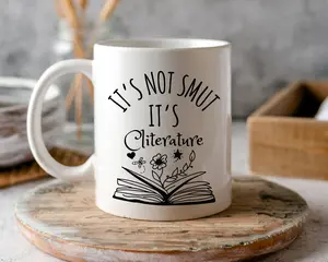 Its Not Smut It's Cliterature Mug, stfuattdlagg, Smut, Hot Books, Booktok, Spicy Book Lover, Bookish, Gift For Her, Dark Romance, Booktok
