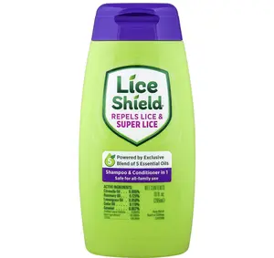Lice Shield Shampoo & Conditioner in 1, Repels Lice and Super Lice, 10 fl oz