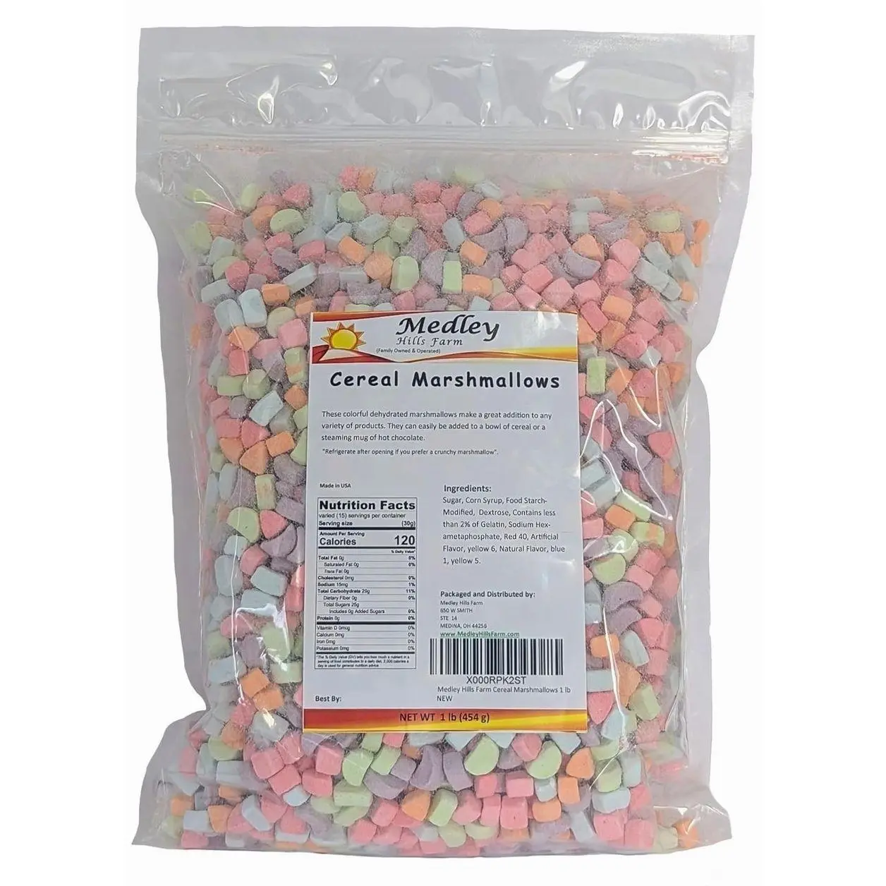 Medley Hills Farm Dehydrated Cereal Marshmallows 1 lb