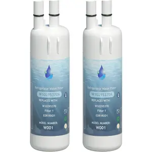 W10295370A Water Filter Replacement, Compatible with Everydrop Filter 1, Whirlpool EDR1RXD1, EDR1RXD1B, W10295370, WHR1RXD1, KAD1RXD1, P4RFKB2, P8RFWB2L, 46-9930, 46-9081 2PACK