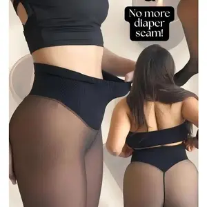 NEW COMPRESSION BAND & ONE SEAM OPTION MAGIC FLEECE LINED LEGGINGS - S TO XL - CLOSED FOOT - Fleece Tights