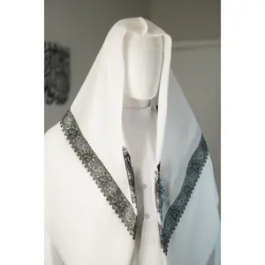 Premium White Shemagh | Lightweight | 50 x 50 in