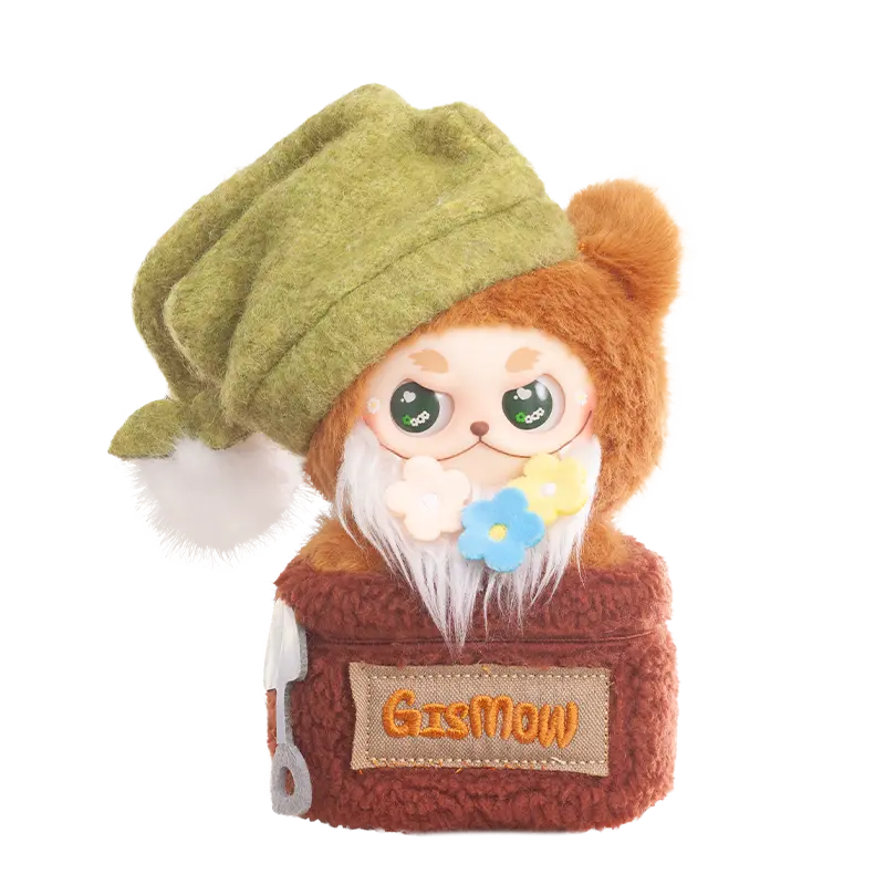 Funcinating Gismow Fantasy Forest Friends Vinyl Face Plush Toy Blind Box, Birthday Gift, Bag Decoration Pendant summervibes