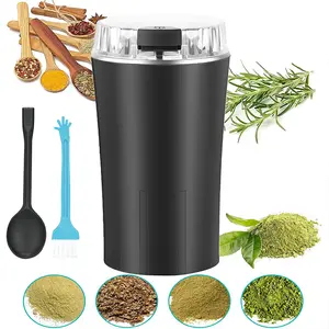 Multifunctional Electric Grinder, 300W High-Power Coffee Grinder, Food-Grade Fast-Grinding Electric Coffee and Grain Grinder, Gift Espresso Maker/Espresso Machine