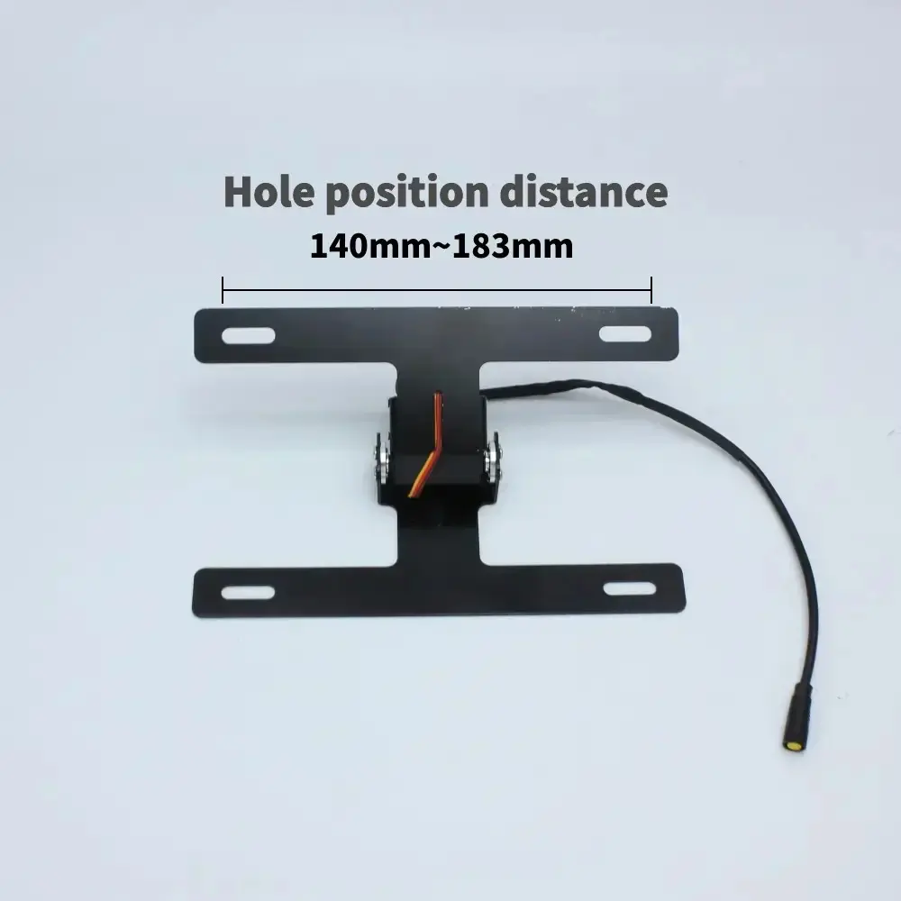 License Plate Premium Adjustable License Plate Button Switch Effortless Contro License Bracket Frame For kawasaki Ninja 1100SX