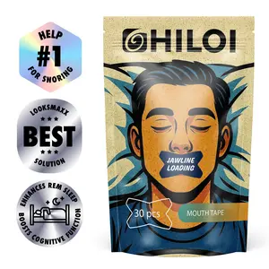 Hiloi Mouth Tape for Better Sleep, Breathing & Snoring Relief – Natural Sleep Aid, Improves Nasal Breathing, Comfortable & Secure, Hypoallergenic, Prevents Dry Mouth, Reduces Snoring, Sleep Support for Men & Women, Promotes Healthier Rest & Relaxation