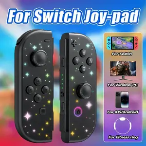 Switch Game Controller, Wireless L/r Controllers for Switch/lite/oled, Dual Vibration Replacement Controller, Wake-Up Switch Accessory