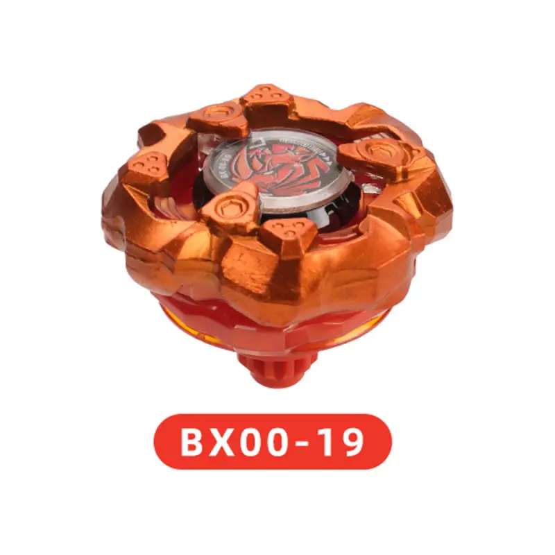 X Series BX Series BX-00-19 Tiger Claw Spinner Attack Type High Burst Impact, Tiger Claw-Shaped Attack Blades, Metallic Orange Colorway, Tiger Theme Design 4.8 cm (1.88 in) Children's Gift Collectible Toy Spinning Top Metal Spinning Tops