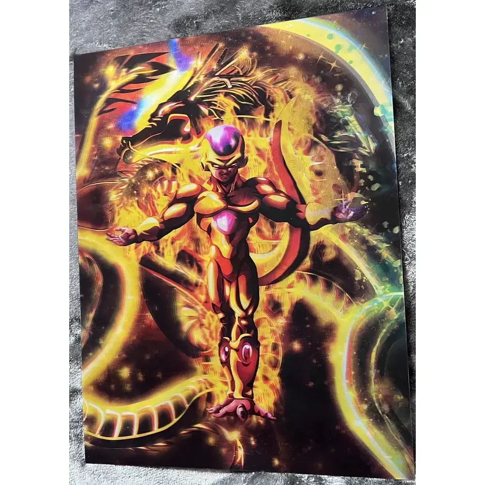 Dragon Ball Z Goku & Vegeta Anime Art Poster, Manga Wall Print, Room Decor, Unframed V10