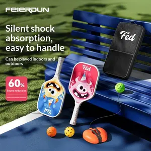 Pickleball Board Racket, Pickleball Racket Kids Training Clapper, Pickleball Beginner Trainer Set, Pickleball Kids Training Set