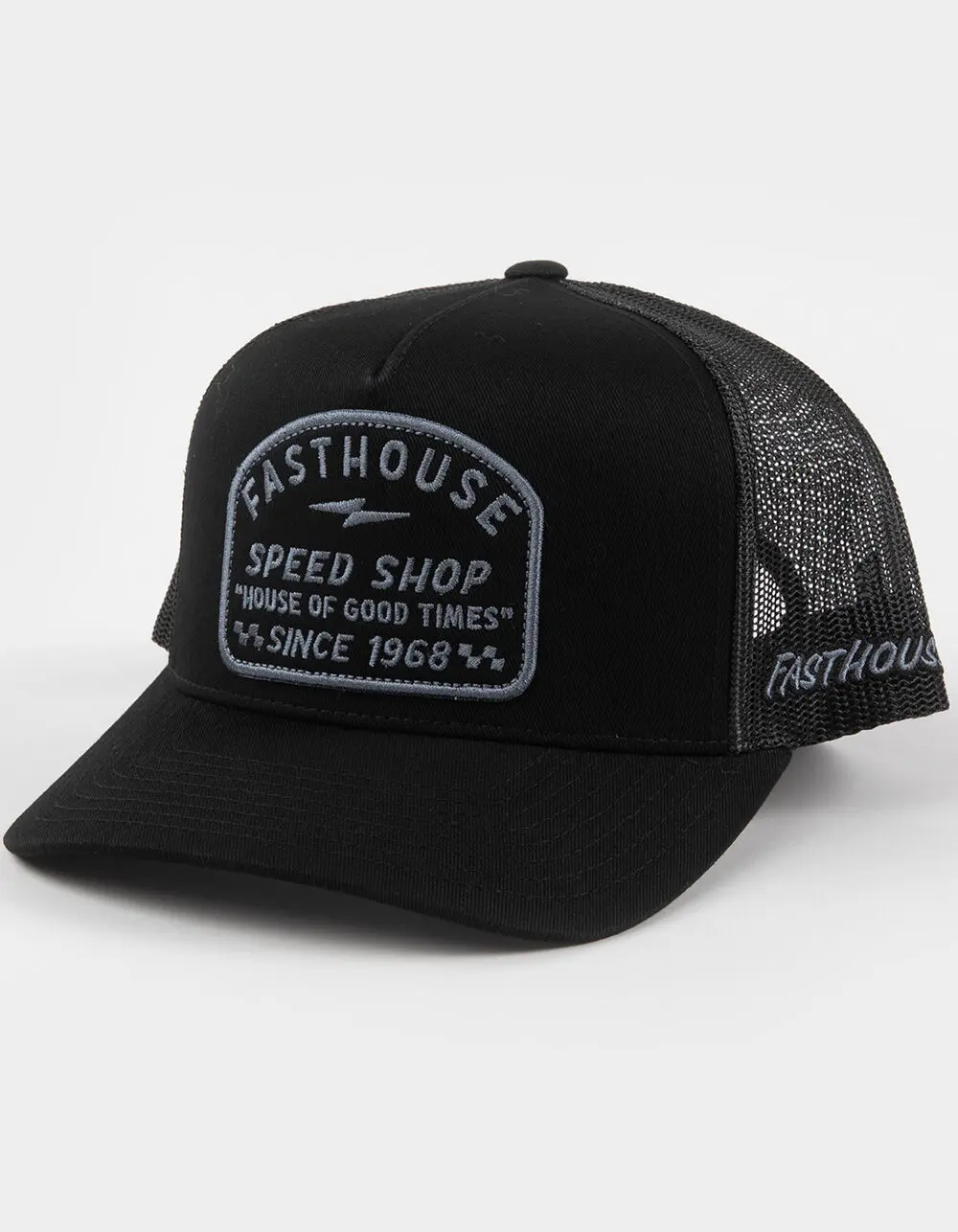 FASTHOUSE  Mens Junction Trucker Hat, Black