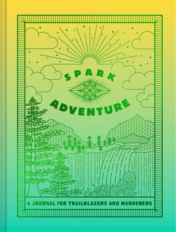 USED Spark Adventure Travel Diary Notebook (English Text Paperback) by Chronicle Books for Trailblazers and Wanderers, Travel Diary Journal
