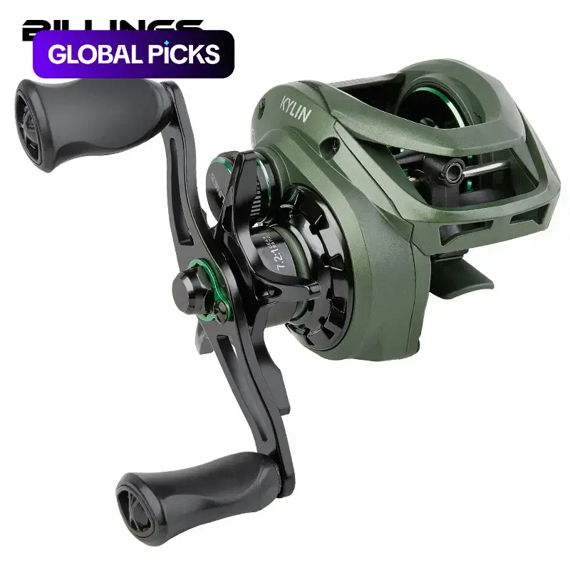 BILLINGS KYLIN Baitcasting Fishing Reel, 7.2:1 Gear Ratio, 18 LB Max Drag, for Freshwater & Saltwater, Outdoor Fishing Equipment & Accessories #GLOBAL PICKS