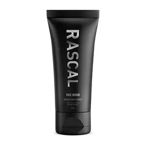 Rascal Exfoliating Face Scrub for Men - Premium Walnut Shell & Ginseng Skincare Ingredients