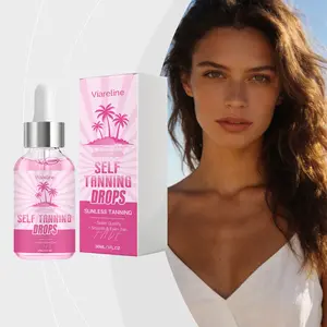 Light Skin Face Bronzing Essence, Sunless Tan, Moisturizing, Hydrating, Natural Glow, 30ML/1oz, Facial Care Serum