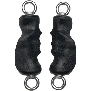 Machine Attachment with Upgraded  Gym Handles, LAT Tricep Rope Pull Down Attachment,Exercise Handles for Home Gym Workout