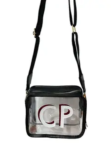 Personalized Initials or Monogram Clear Stadium Approved Crossbody Bags- Customizable Design!