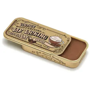 Tinte Cosmetics Scented Organic Tinted Coffee Lip Balm - Shea-Infused, Silky Vintage Lip Care Product with Secure Lid