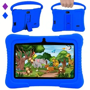 Kids Tablet, 7 Inch Android Tablet PC, 2GB RAM 32GB ROM, Safety Eye Protection Screen, WiFi, Dual Camera, Games, Parental Control APP, Tablet With Silicone Case