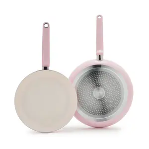 GreenPan Rio Advanced 2pc (10" and 12") Ceramic Nonstick Fry Pan Set Pink